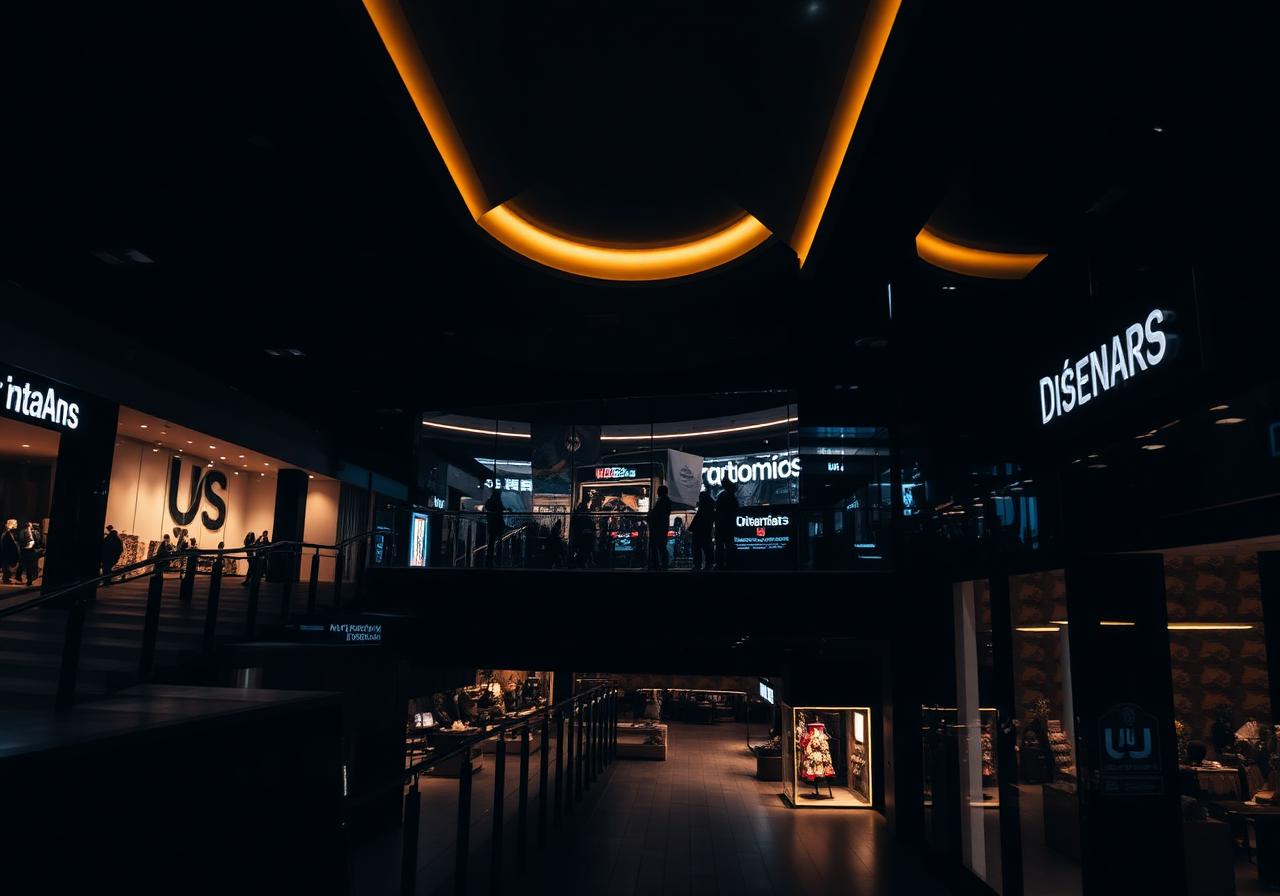 Bevásárlóközpont belső tér